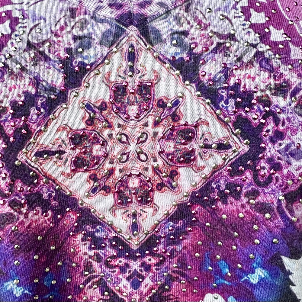 Live and Let Live Purple Tunic Top - Picture 13 of 16